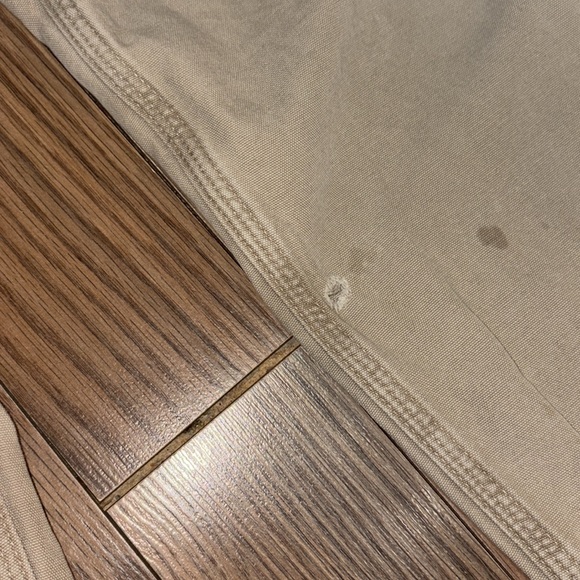 Carhartt Loose Fit Distressed Carpenter Khaki Jeans Mens - Picture 8 of 12